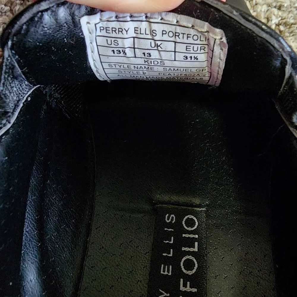 Perry Ellis Slip-on Dress Black Loafer - 13.5